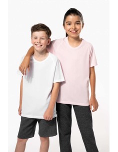P-PA445-KIDS' SHORT SLEEVED SPORTS T-SHIRT 2